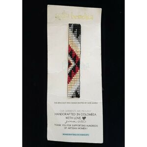 AGUA BENDITA handcrafted artisan Columbian tribal beaded bracelet